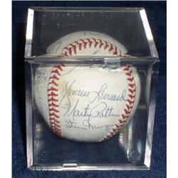 1977 Kansas City Royals Team Autographed Baseball