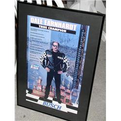 Dale Earnhardt Autographed Poster