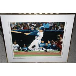 George Brett Autographed "Show Me Series" Lithograph