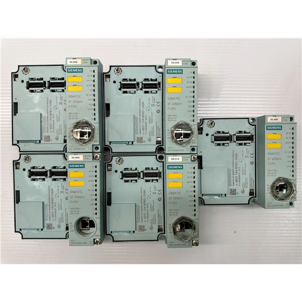 Lot of (5) Siemens #6ES7 154-8FB01-0AB0 Interface Modules