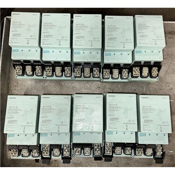 Lot of (10) Siemens #3RK1304-5KS40-4AA0/DSe-ST Direct Motor Starters