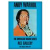 Image 1 : Warhol Poster: The American Indian Series (Blue) by Andy Warhol (1928-1987)