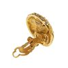 Image 6 : Chanel Gold CC Rhinestone Clip On Earrings