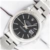 Image 2 : Rolex Ladies Quickset Black Index Oyster Band Datejust Wristwatch 26MM