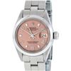 Image 1 : Rolex Ladies Stainless Steel Salmon Dial 26MM Oyster Band Wristwatch