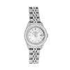 Image 2 : Rolex Ladies Stainless Steel Silver Index Diamond Bezel 26MM Wristwatch