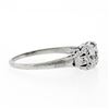 Image 5 : Art Deco Platinum 0.50 ctw Old European Diamond Engagement Ring