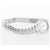 Image 9 : Rolex Ladies Quickset Stainless Steel White Arabic Dial Diamond Bezel Wristwatch