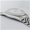 Image 8 : Rolex Mens Quickset Stainless Steel Sapphire Crystal White Index Datejust Wristw