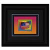 Image 1 : Flag with Heart on Blends by Peter Max