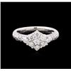Image 2 : 0.95 ctw Diamond Ring - 14KT White Gold