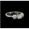Image 1 : 0.86 ctw Diamond Ring - 14KT White Gold