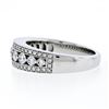 Image 6 : New 18k White Gold 1.0 ctw Round Brilliant Pave & Shared Prong Diamond Band Ring