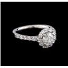 Image 1 : 1.60 ctw Diamond Ring - 14KT White Gold