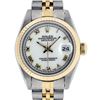 Image 1 : Rolex Ladies Quickset 2T 18K & Steel White Roman Dial Jubilee Band Datejust Wris