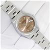 Image 3 : Rolex Ladies Quickset Stainless Steel Salmon Datejust Wristwatch 26MM