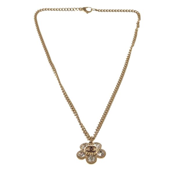 Chanel Gold Flower Necklace