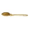 Image 5 : Antique 18K Yellow Gold Large Carved Agate Intaglio Stick Pin w/ Cap & Chain