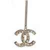 Image 4 : Chanel CC Bijoux Necklace Silver Metal Rhinestones
