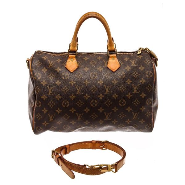 Louis Vuitton Bandouliere Speedy Crossbody brown monogram Canvas