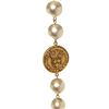 Image 4 : Chanel Vintage Medal C Necklace Gold and Fake Pearl n/a