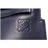Image 6 : Loewe Navy Blue Leather T Messenger Bag