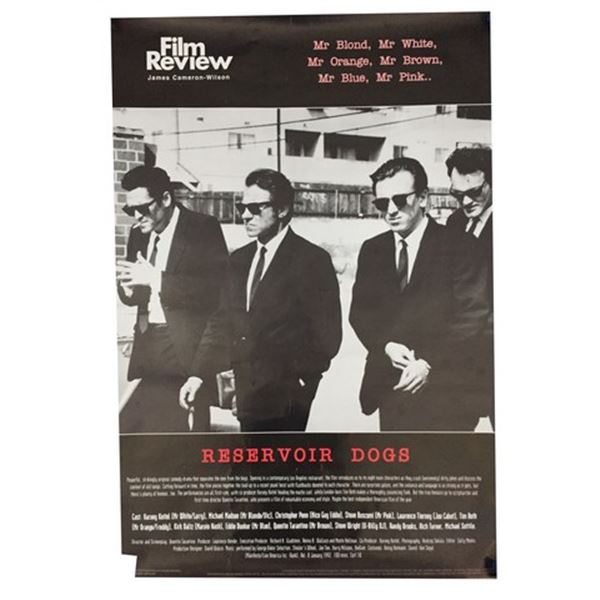 Reservoir Dogs One Sheet Movie Poster