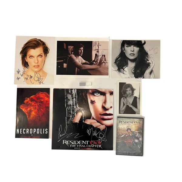 Lot of Resident Evil/Milla Jovovich/Paul Anderson Movie Memorabilia