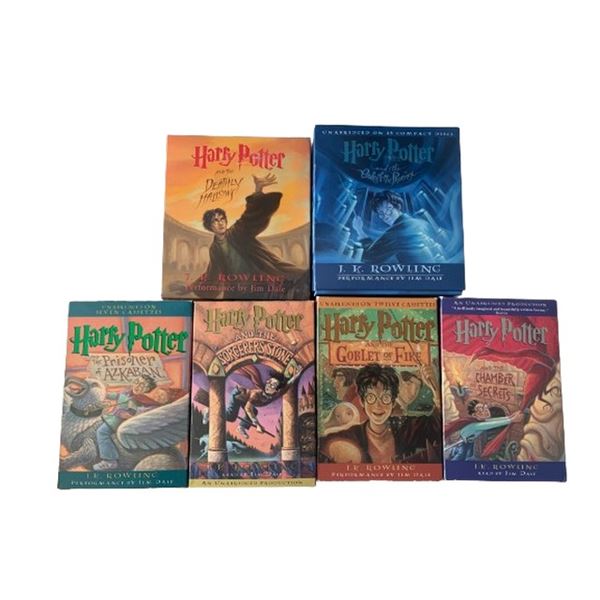 Harry Potter Audible Books on CD and Cassette Tapes