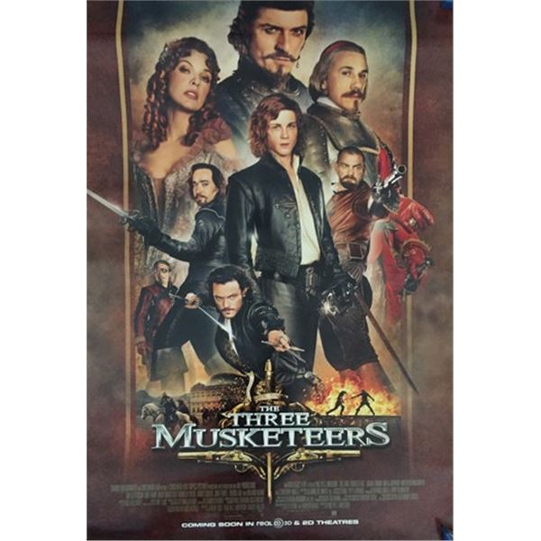 Three Musketeers Double Sided Movie Poster