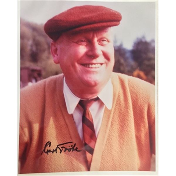 Goldfinger Gert Frobe Signed Photo