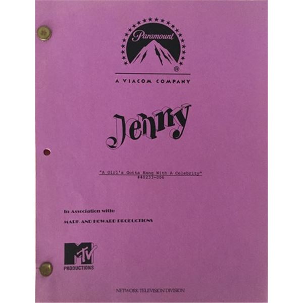 Jenny McCarthy's "A Girl's Gotta Hang with a Celebrity" Original Script