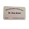 Image 1 : Dr. King Schultz (Christoph Waltz) Business Card Movie Props