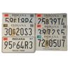 Image 1 : Lot of Indiana Prop License Plates Movie Props