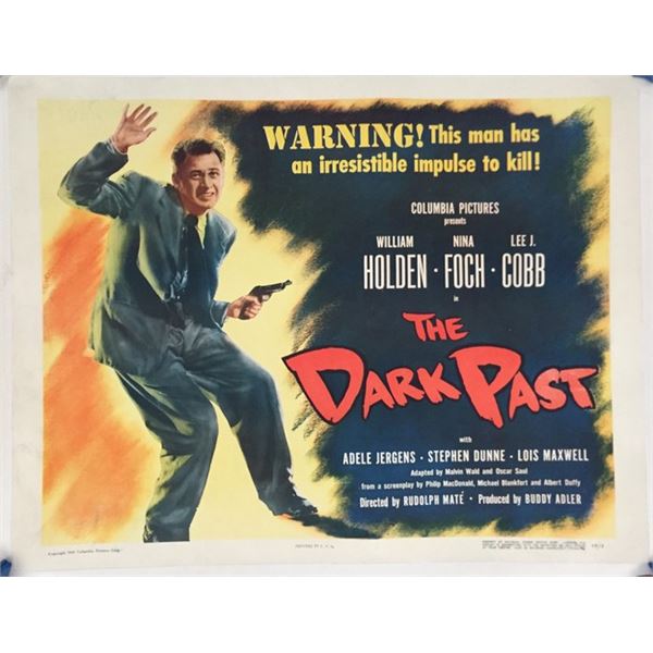 1948 Vintage The Dark Past Movie Poster