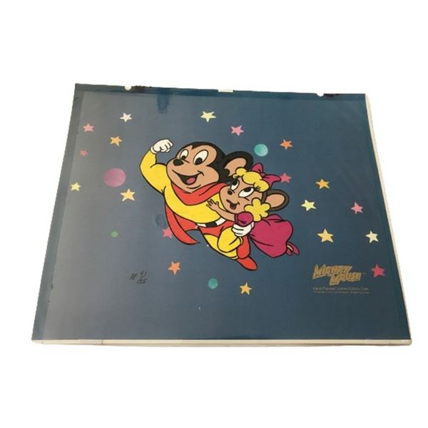 Mighty Mouse Animation cel