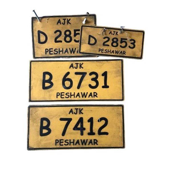 Resident Evil: The Final Chapter Pakistan Vehicle License Plates Movie Props