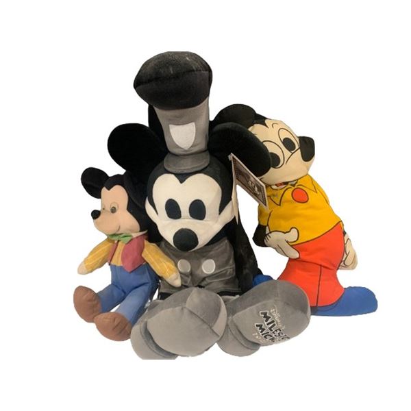 Mickey Mouse Vintage Stuffed Dolls
