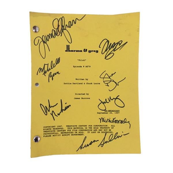 Dharma & Greg Signed Pilot Script