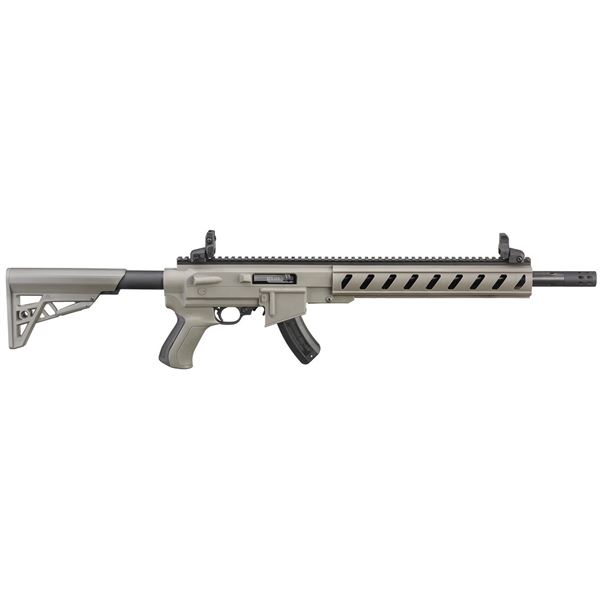 RUG 10/22 TACTICAL GRY RAPID DEPLOY 22LR 16.1 