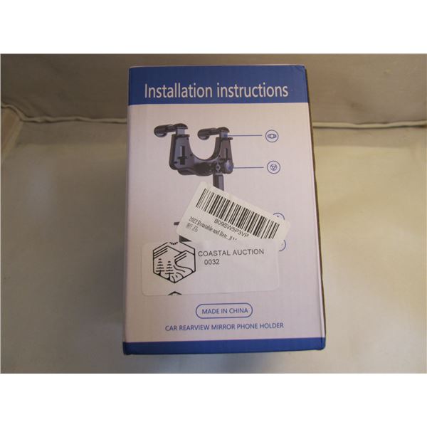 car rearview mirror phone holder