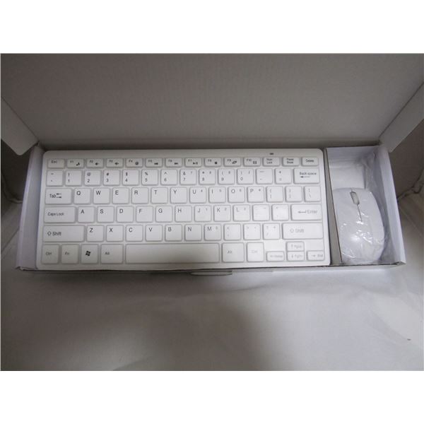 Mini Keyboard and Wireless Mouse Set