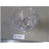 Image 2 : 4 Clear plastic beer mugs