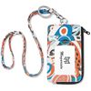 Image 3 : Badge Holder Wallet with Zipper and Lanyard Strap for Offices ID, School ID, Driver Licence