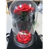 Image 2 : Preserved Rose in Glass Dome Gift Box Lot of 3