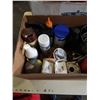 Image 2 : 2 BOXES OF SHOP SUPPLIES - NAILS, FLUIDS, JERRY CAN, ETC