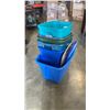 Image 2 : LOT OF STORAGE TOTES