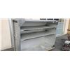 Image 2 : LARGE ALUMINUM ROLLING 3 SHELF CABINET