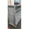 Image 3 : LARGE ALUMINUM ROLLING 3 SHELF CABINET