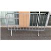 Image 1 : 48" X 77" STANDING METAL BARRIER CAN BE HOOKED TOGETHER WITH OTHERS